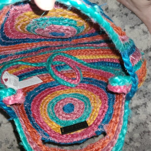 Forever 21 Colorful Straw Shoulder or Hand Bag || Like New! - Picture 7 of 7